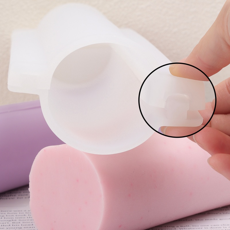 Soap Making In Home - Cetakan Sabun Silikon Bentuk Kolom Panjang,