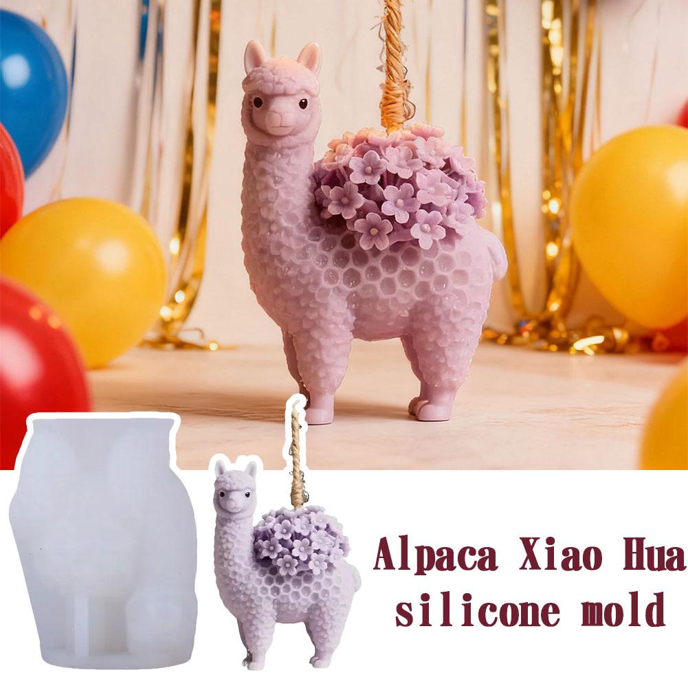 Soap Making In Home - Cetakan Silikon Alpaca Untuk Pembuatan Lilin