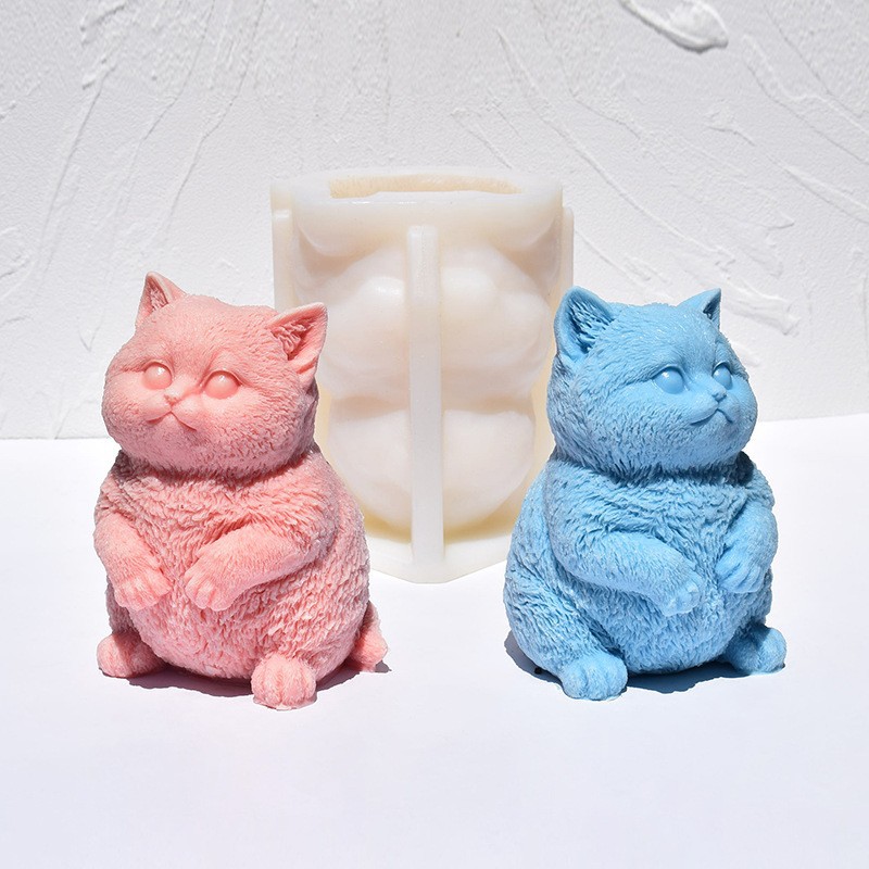 Cetakan Lilin Silikon Kucing G - Soap Making Animal Fat ulasan dan harga