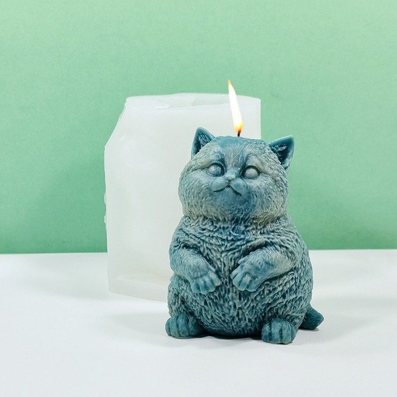 Cetakan Lilin Silikon Kucing G - Soap Making Animal Fat ulasan dan harga