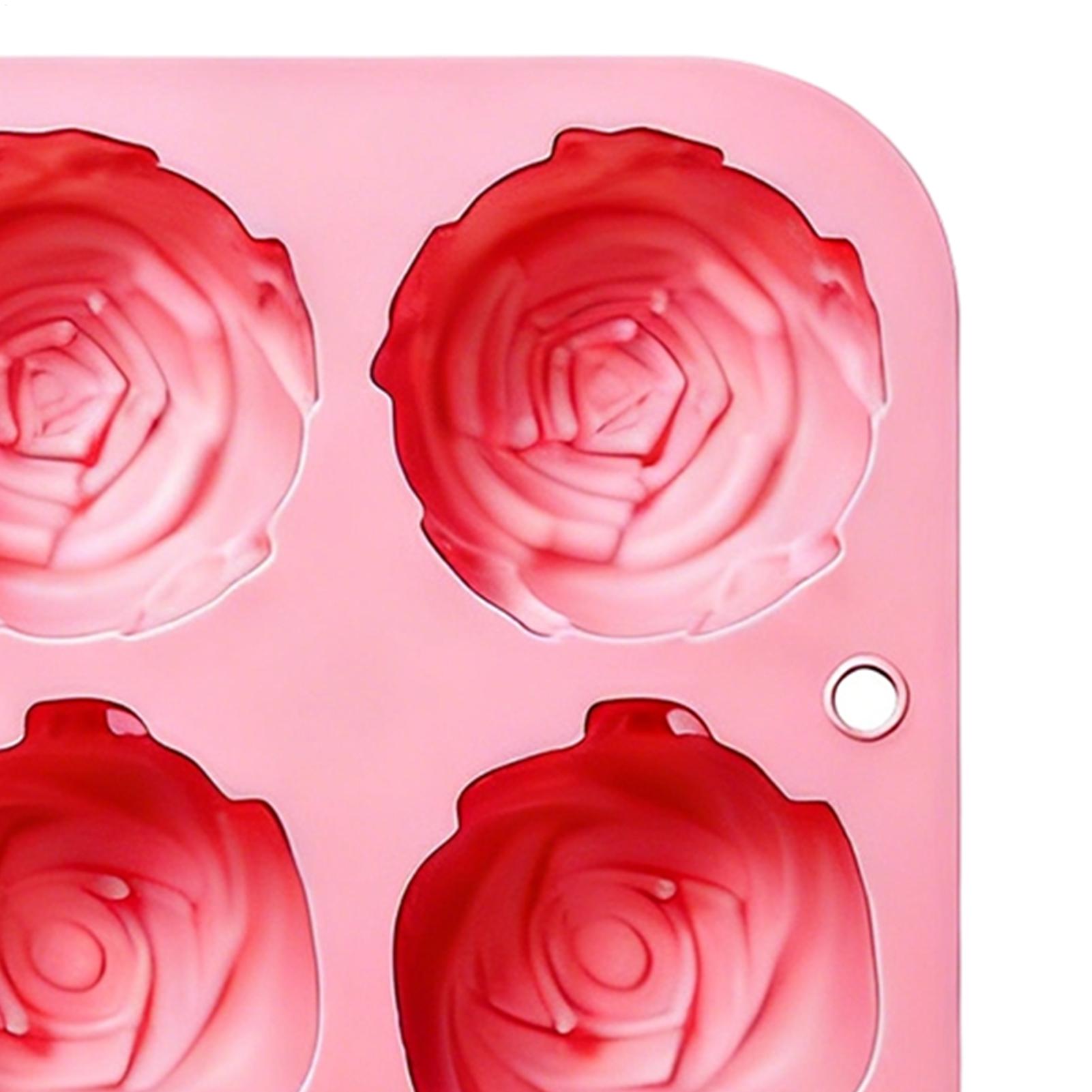 Cetakan Silikon Bunga Mawar 8  - Soap Making In Home ulasan dan harga