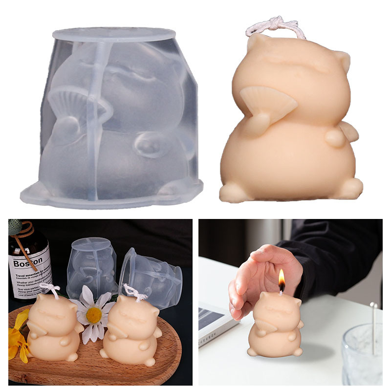 Cetakan lilin silikon kucing g - Soap Making Animal Fat ulasan dan harga